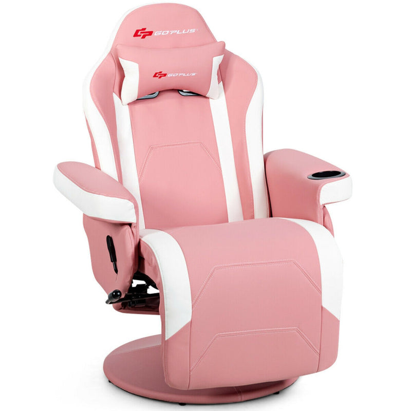Ergonomic High Back Massage Gaming Chair Gaming Recliner with Pillow