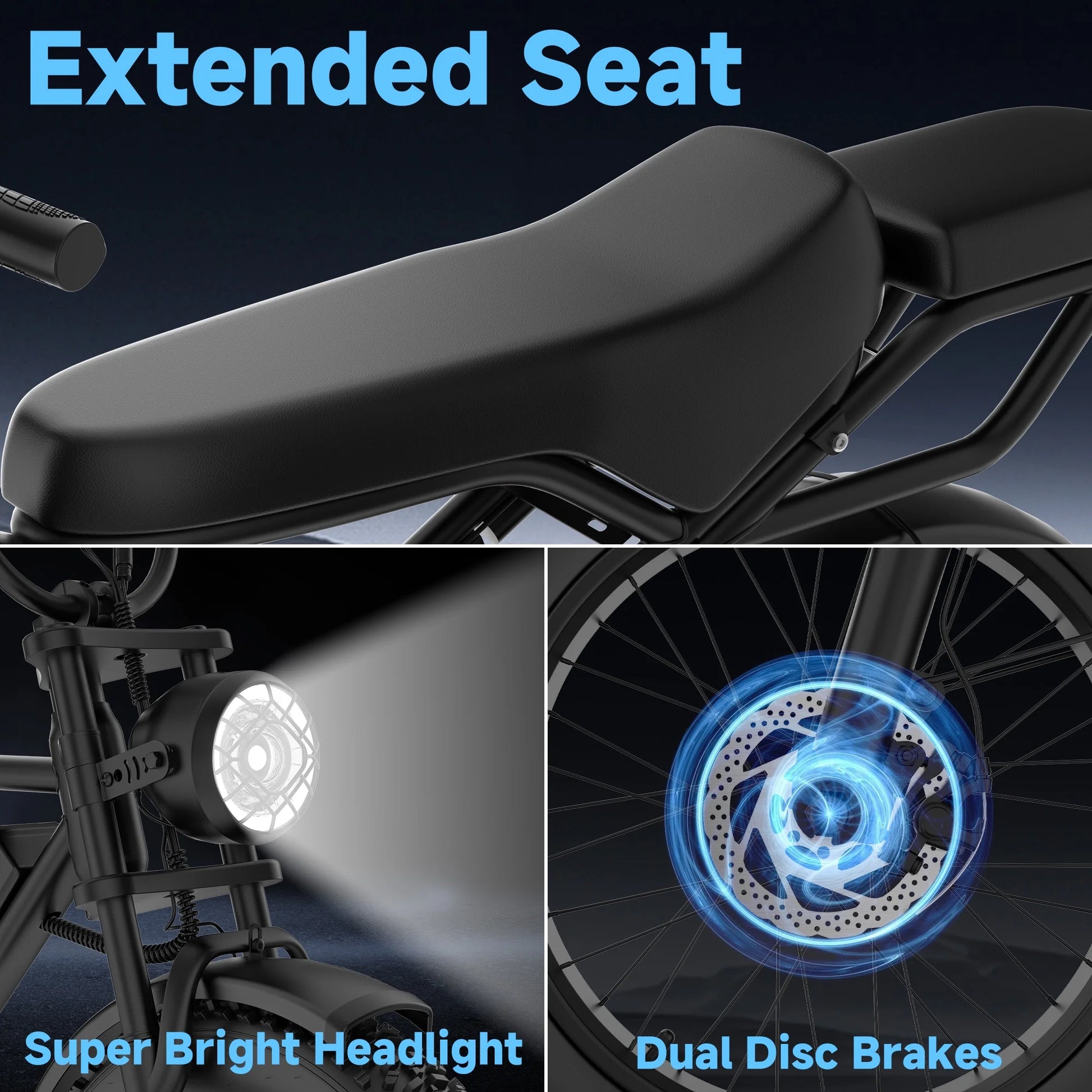 Electric Bike for Adults 20 X 4.0 Fat Tire, 750W Off-Road E Bike, E-Mountain Bike 48V 18AH UL2849