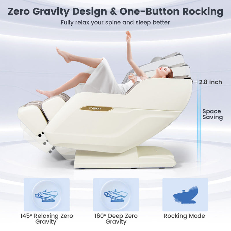 Therapy 36-New 3D Model-Sl Track Massage Chair with Airbags Waist and Calves Heating Foot Rollers