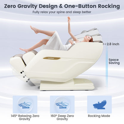 Therapy 36-New 3D Model-Sl Track Massage Chair with Airbags Waist and Calves Heating Foot Rollers