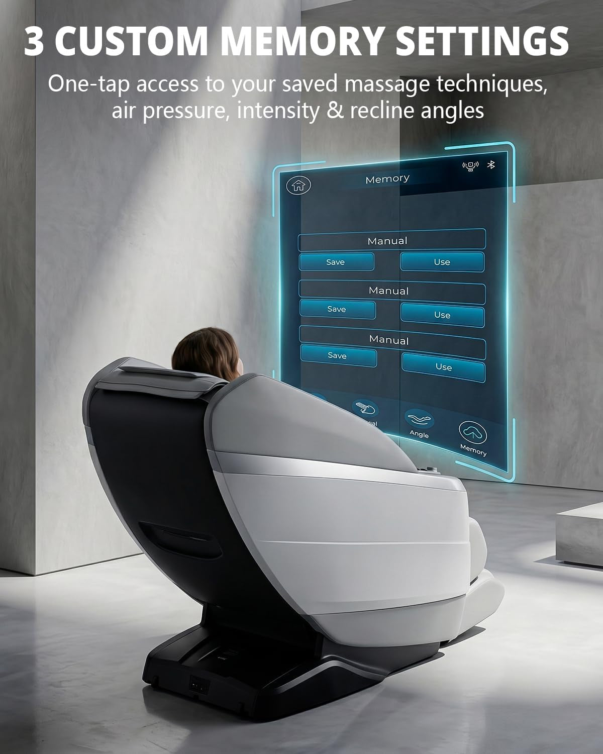 4D Massage Chair Full Body Zero Gravity Recliner,36 Airbags | Flexible 166° Sl-Track with Yoga Stretch,18 Massage Modes,Calf & Foot Roller,Body Scan,Heating,Reading Light,Ai Control,Grey